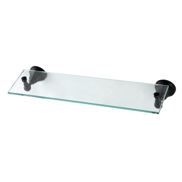 Glass Shelf, Matte Black